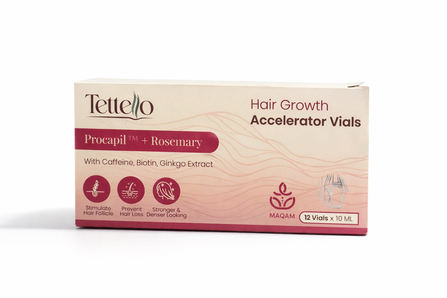 Tettello Hair Growth Accelerator Vials (12*10 ml)