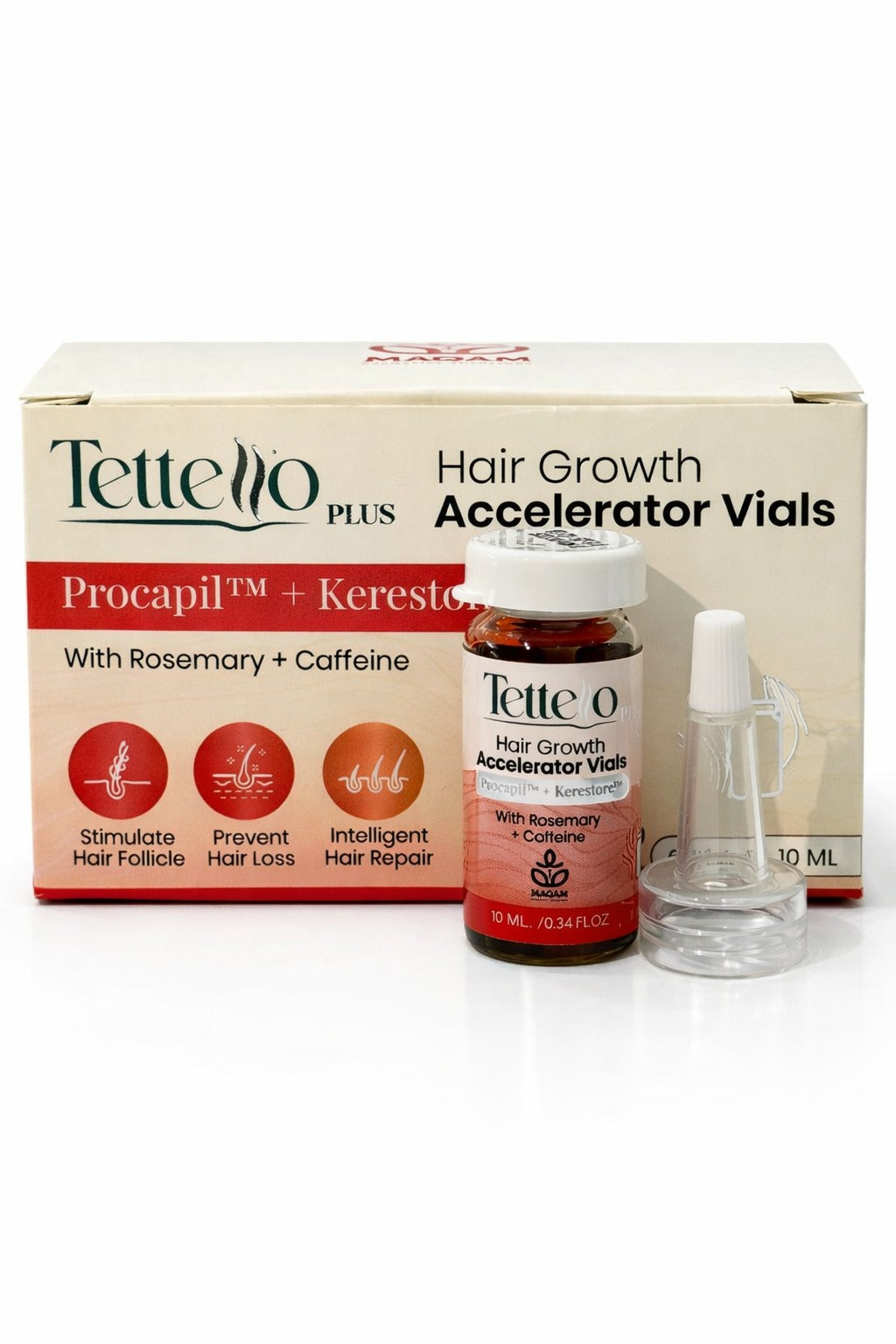 Tettello Plus Hair Growth Accelerator Vials