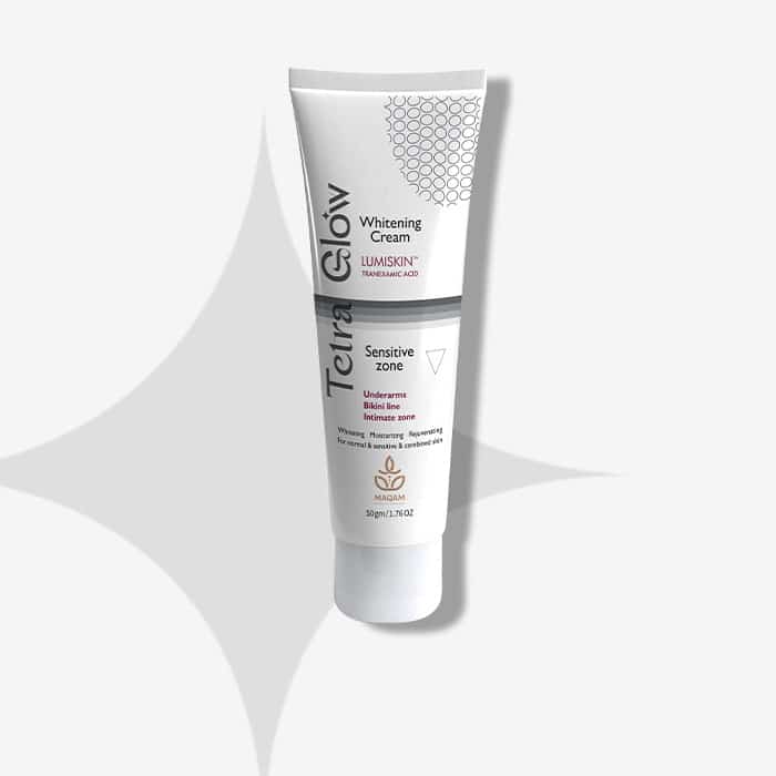 Tetra Glow Sensitive Zone Whitening Cream (50 gm) - Maqam