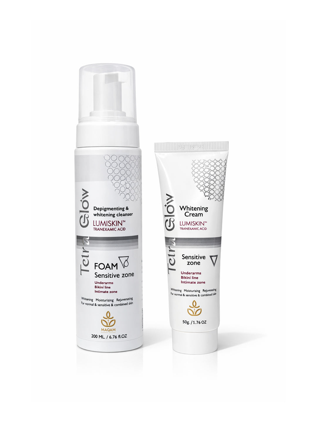 Sensitive Zone Whitening Routine