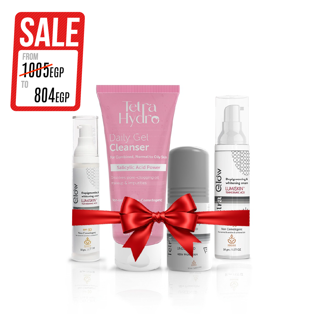 Skin Care Whitening Routine Bundle.